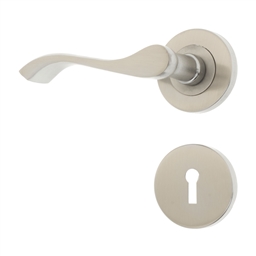 M7M40 - 2 Lever Lockset Shimmer Rose